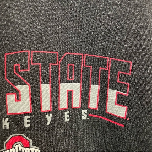 Ohio State Buckeyes Grey Hooded Sweatshirt Size Large - Picture 4 of 7